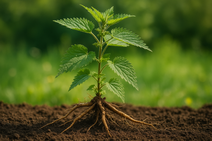 Nettle root P.E. 2% Silica