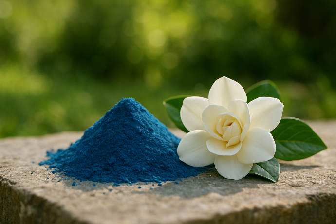 Gardenia blue WS P.E. for cosmetics